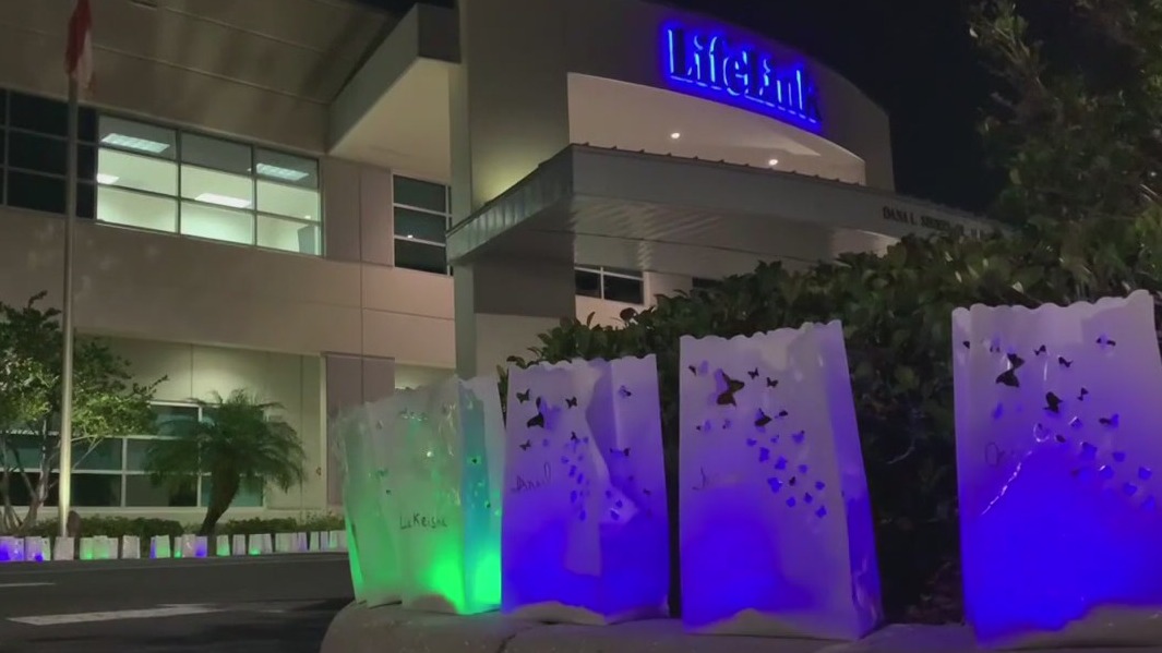 Lights shine awareness on organ donations